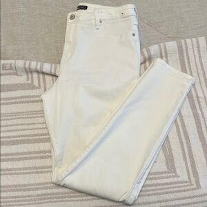 Abercrombie White High-Rise Skinny Jeans - Women